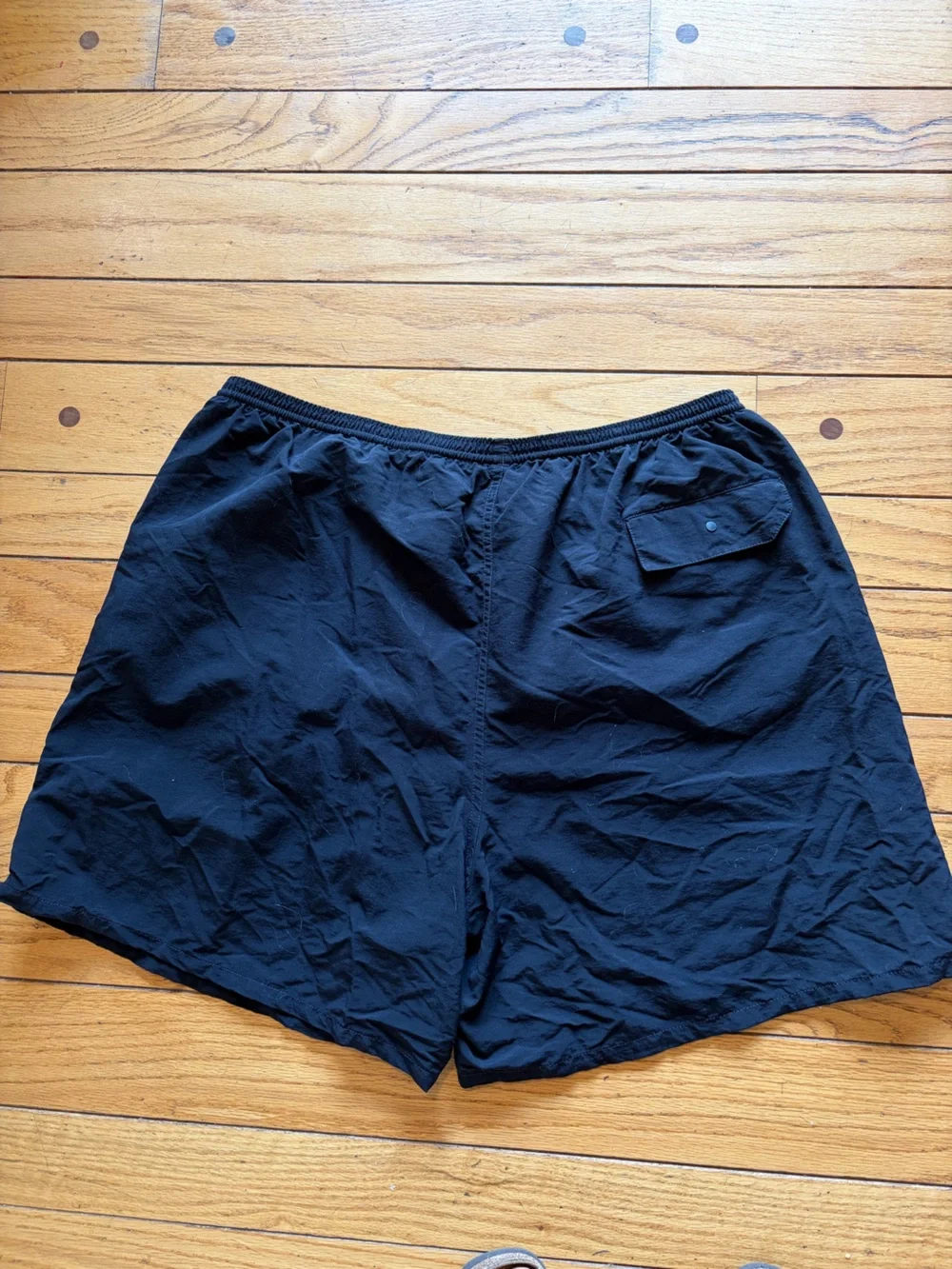 Patagonia men’s black baggies swim trunks with liner XXL